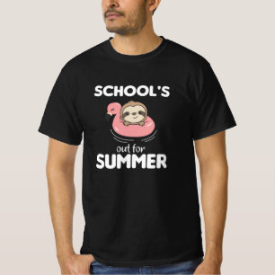 T-shirt Les Écoles Pour Les Animaux Amusants De Fente D'Ét