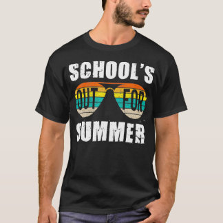 T-shirt Les Écoles Pour L'Été Bonne Dernière Journée De L'