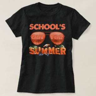 T-shirt Les Écoles Pour L'Été Joyeux Jour De L'École derni
