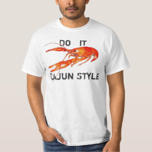 T-shirt les écrevisses le font style de Cajun