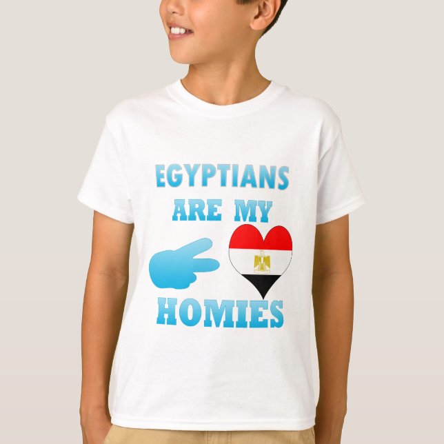 T-shirt Les Egyptiens sont mon Homies (Devant)