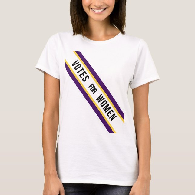 T-shirt Les Élections Américaines : Suffragette Sash (Devant)