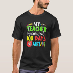 T-shirt Les élèves de l'école pour le 100e jour Ma enseign