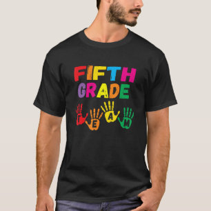 T-shirt Les empreintes de l'équipe Retour à l'école Thé de