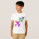 T-shirt Les ENFANTS AIMENT L'AMUSEMENT de CADEAUX de (Devant entier)