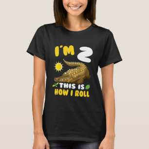 T-shirt Les Enfants Dans le Deux This Kid Loves Alligators