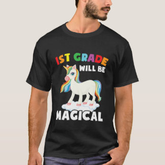 T-shirt Les Enfants De 1Ème Année Seront Magiques 1Ème Ann