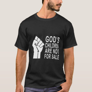 T-shirt Les Enfants De Dieu Ne Sont Pas À Vendre