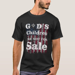 T-shirt Les Enfants De Dieu Ne Sont Pas À Vendre