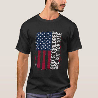 T-shirt Les Enfants De Dieu Ne Sont Pas À Vendre American