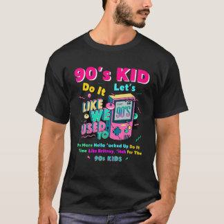 T-shirt Les Enfants Des Années 90. Thématique Des Années 9