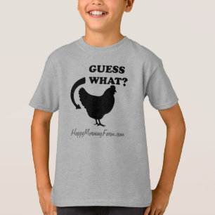 T-shirt Les Enfants Devinent Quel Tee (Beurre De Poulet)