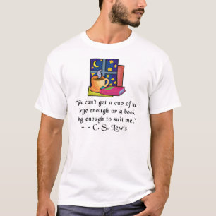 T-shirt Les enfants EDUN de citation de thé et de livres
