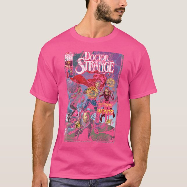 T-shirt Les Enfants Émerveillent Docteur Étrange Dans Le M (Devant)