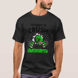 T-shirt Les Enfants Je Suis Prêt À Écraser Le Jardin D'Enf