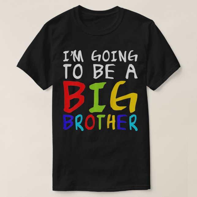 T-shirt Les Enfants, Je Vais Être Un Grand Frère (Design devant)