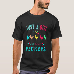 T-shirt Les enfants juste une fille qui aime les pics Mign
