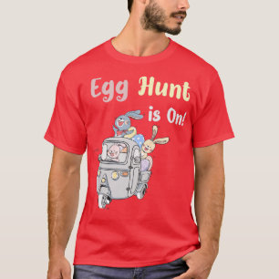 T-shirt Les Enfants La chasse aux oeufs est sur moto Easte