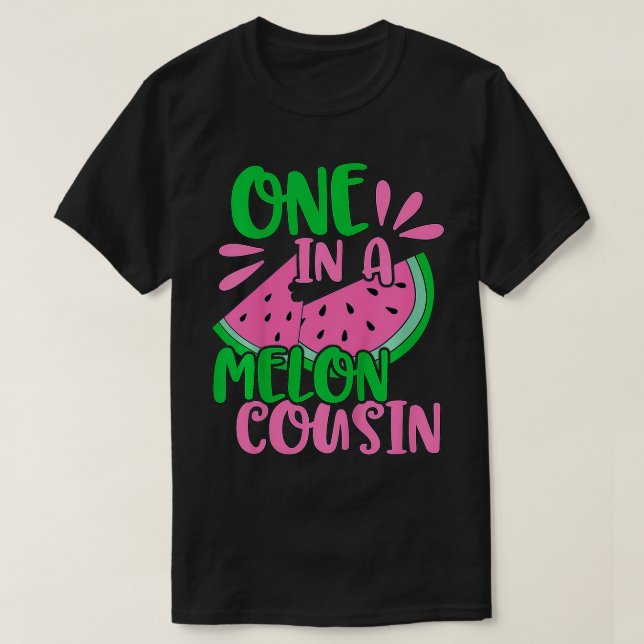 T-shirt Les Enfants Mets Un Dans Un Melon Cousin Watermelo (Design devant)