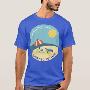 T-shirt Les Enfants Mignonnent Juste Un Garçon Qui Aime Le