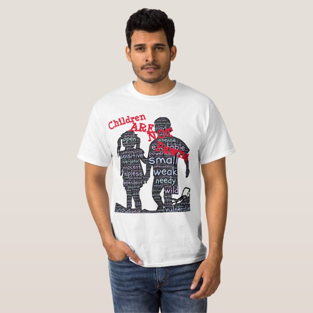 T-shirt Les enfants ne sont pas des gages ! (Devant entier)