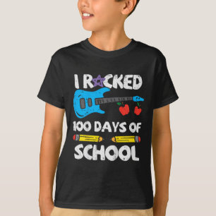 T-shirt Les enfants ont rocké 100 jours d'école Guitare 10