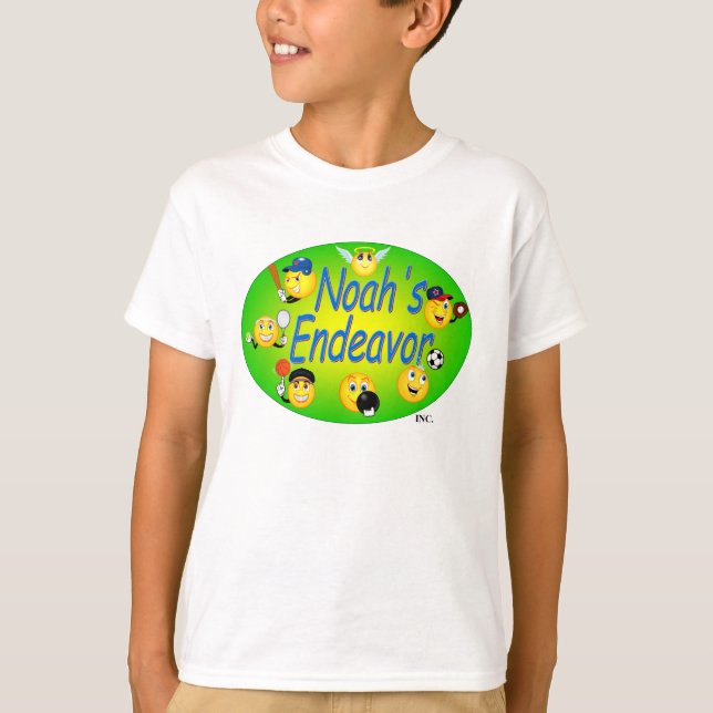 T-shirt Les enfants piquent avec le logo (Devant)