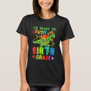 T-shirt Les Enfants Prêts À Écraser Le Dinosaure De 6E Ann