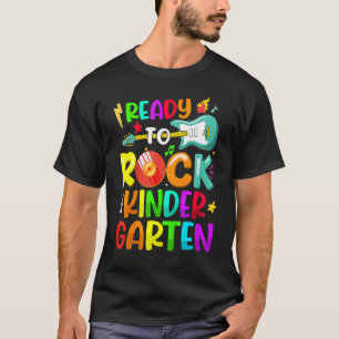 T-shirt Les Enfants Prêts À Rock maternelle Premier Jour D
