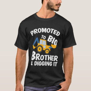 T-shirt Les Enfants Promus À Big Brother Et Creusant Il Ra