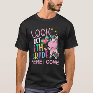 T-shirt Les Enfants Regardez La Quatrième Année Je Viens U