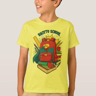 T-shirt Les enfants rentrent à l'école - Tout-petit et mat