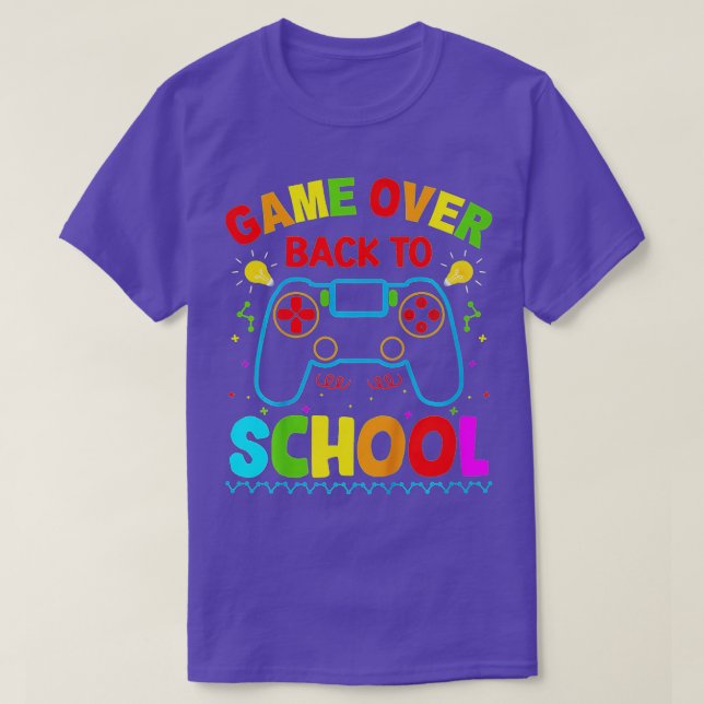 T-shirt Les Enfants Reviennent À L'École Jeu Drôle Sur Les (Design devant)