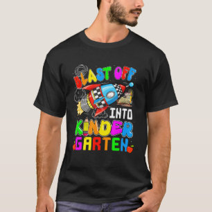 T-shirt Les Enfants S'Enfuient Dans Le Jardin D'Enfants Dr