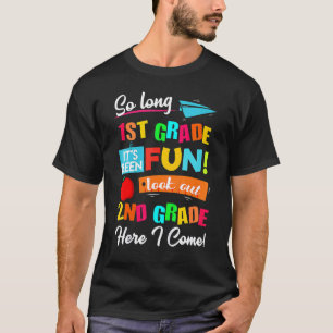 T-shirt Les enfants Soes longue 1ère année 2e année Je vie