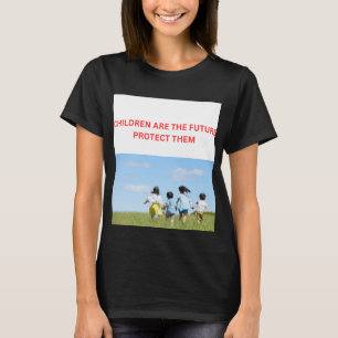T-SHIRT LES ENFANTS SONT L'AVENIR PROTÉGEZ-LES