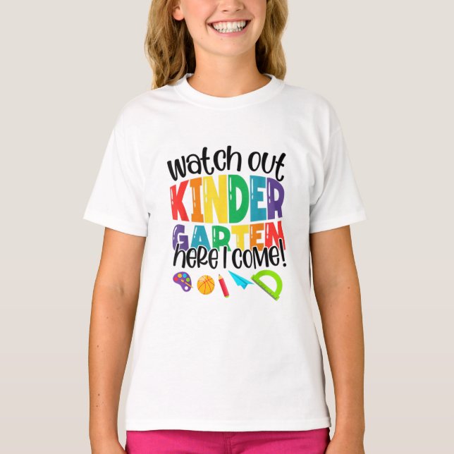 T-shirt Les Enfants Veillent À La Maternelle (Devant)