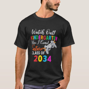 T-shirt Les Enfants Veulent Au Jardin D'Enfants Ici Je Vie