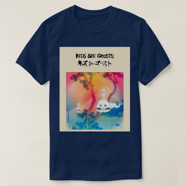 T-shirt les enfants voient des fantômes (Design devant)