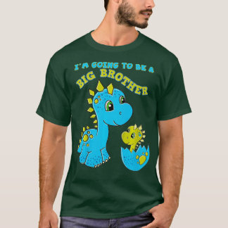 T-shirt Les enfants vont être un grand frère Dinosaure