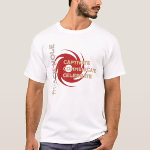 T-shirt Les enregistrements arrières de trou "célèbrent"