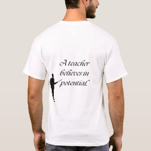 T-shirt Les enseignants façonnent l'avenir