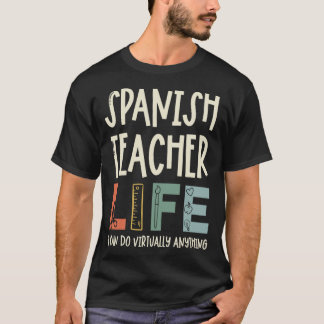 T-shirt Les Enseignants Rétro Peuvent Faire Presque Tout E