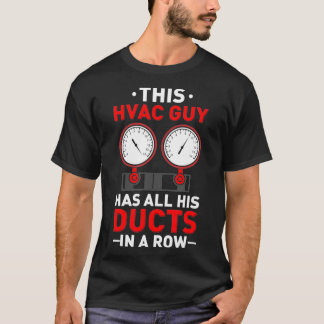 T-shirt Les Entrepreneurs HVAC Ont Leurs Pucs Dans Une Lig