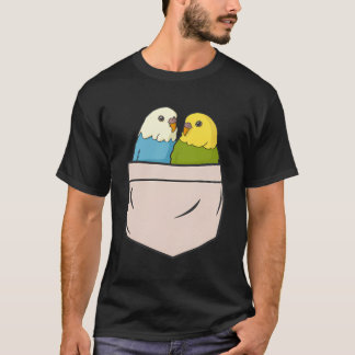 T-shirt Les Épouses Dans La Poitrine Perruque Oiseau Drôle