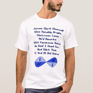T-shirt Les équations de Maxwell