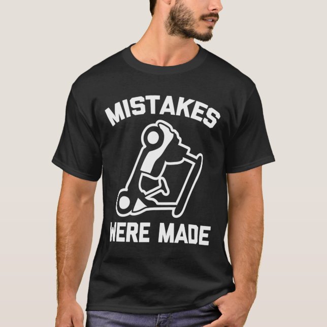 T-shirt Les Erreurs De Golf Ont Été Rendu Drôle Golf (Devant)