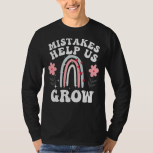 T-shirt Les Erreurs Nous Aident À Revenir À La Motivation