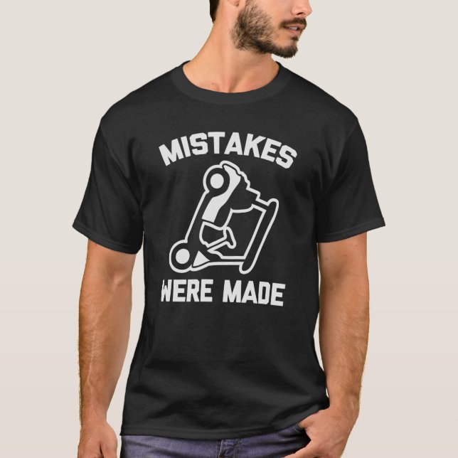 T-shirt Les Erreurs Ont Été Faite Trendy Funny Golf Panier (Devant)