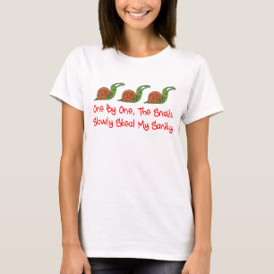T-shirt Les escargots volent ma santé